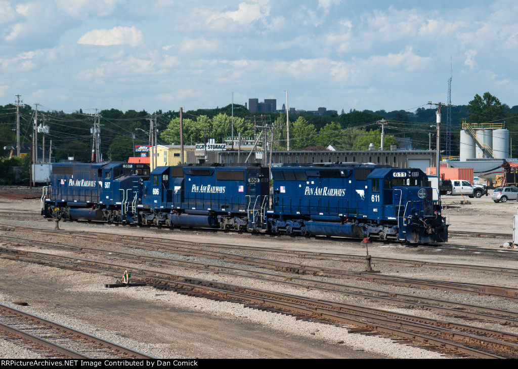 Three Blue's at Rigby Yard